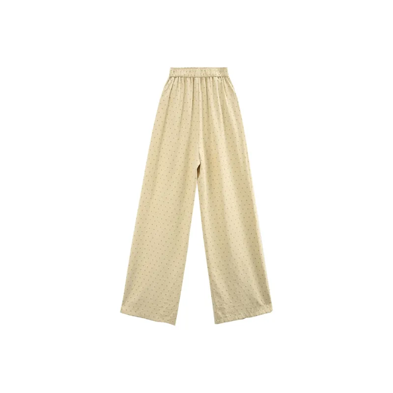 A Paradise For Awakening Casual Pants Women's Yellow-1