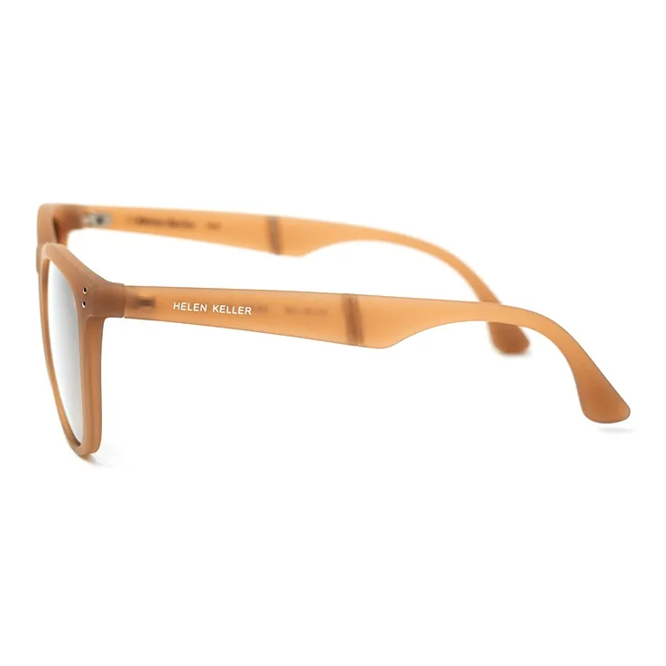 HELEN KELLER TR/Memory Plastic Round Sunglasses Unisex-7