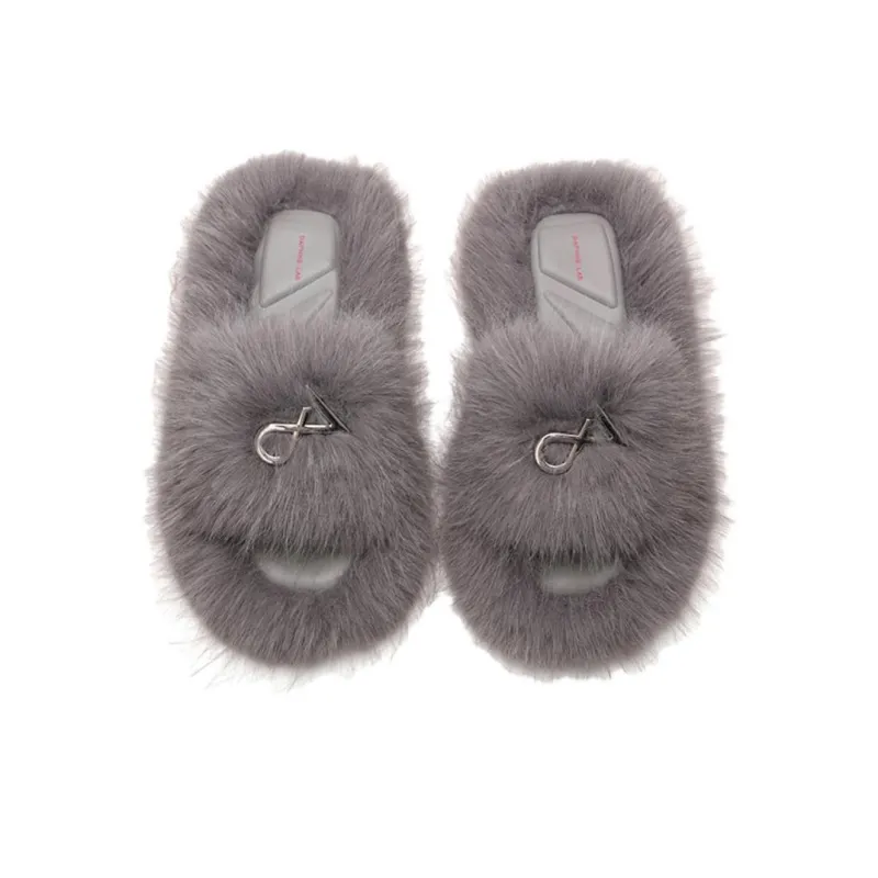 DAPHNE LAB Candy Series Rubber Sole Quiet Cushioning Slide Slippers Women's-7