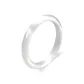 Egg White Oval Jade Bangle