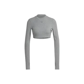 Adidas Originals Crop Tops Women's Gray