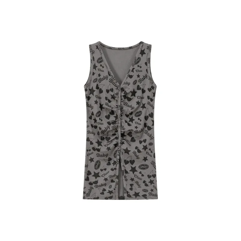 CHUU Tank Tops Women's Carbon Gray-0