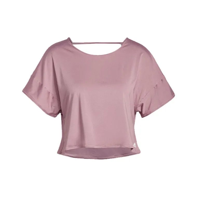 Adidas T Shirt Women's Purple Pink-0