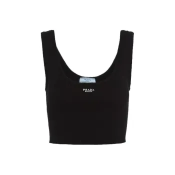 PRADA Tank Tops Women's Black
