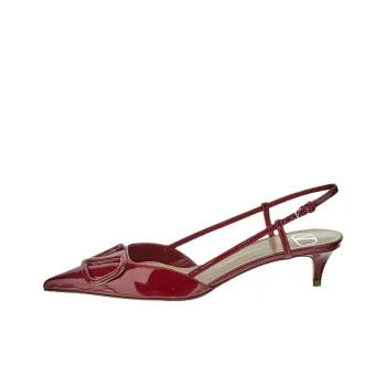 Valentino Vlogo Pointed Toe Slingback Pumps
