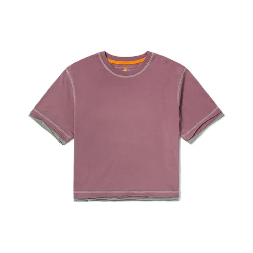 Timberland Crop Tops Women's Grape Milkshake Color