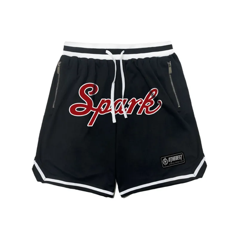 MIRACLE KILL x SPARK INFINITE Casual Shorts Unisex Black-0