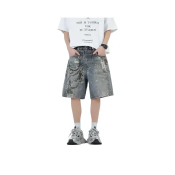 CIZA Denim Shorts Unisex Vintage Blue