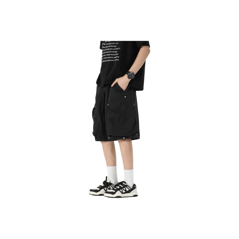 CREAZIONI LA FANTASIA E MOBILE Cargo Shorts Unisex Black-0