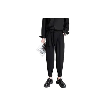AMANDA BY Casual Pants Summer Men's Black