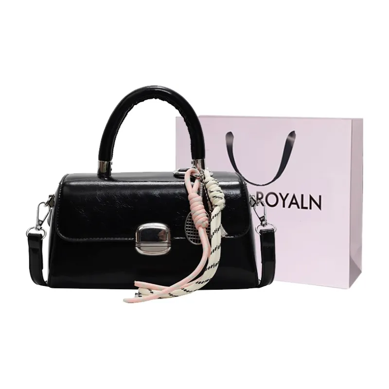 LOUIS ROYALN PU One Shoulder Handbag Regular Unisex Multicolor-0