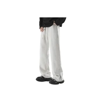 PUCCA Casual Pants Unisex White Heather Gray
