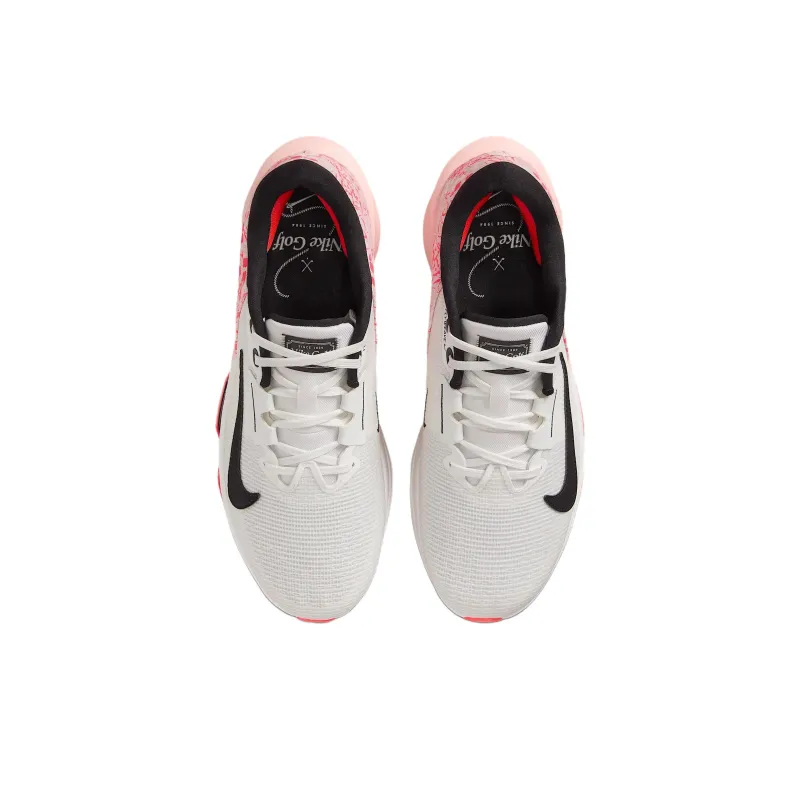 Nike Infinity Tour 2 Anti Slip Wear Resistant Low Top Golf Shoes Unisex White Pink-3