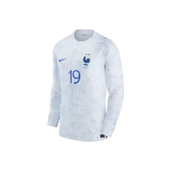 Nike France National Team 2022/23 Stadium Away Karim Benzema Men's Nike Dri-FIT Long-Sleeve Soccer Jersey