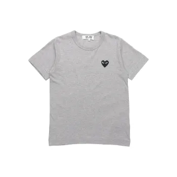 CDG Play Regular T Shirt Women's Gray