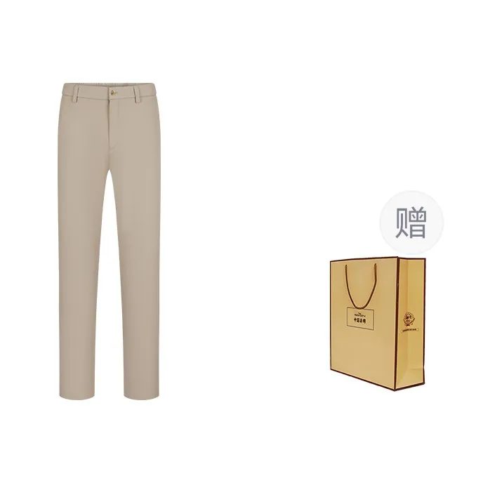 SEVEN Stretch Elastic Pants With Casual Fit For Fall Men's-10