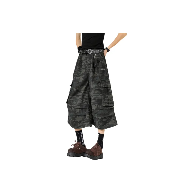 TBSM Denim Shorts Unisex Camouflage-0