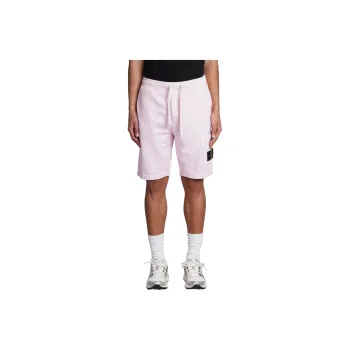 STONE ISLAND Logo Path Drawstring Bermuda Shorts