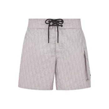 DIOR FW23 Oblique Swim Shorts Swimming Shorts Men's Purple