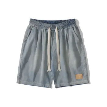 HKRXEC Denim Shorts Unisex