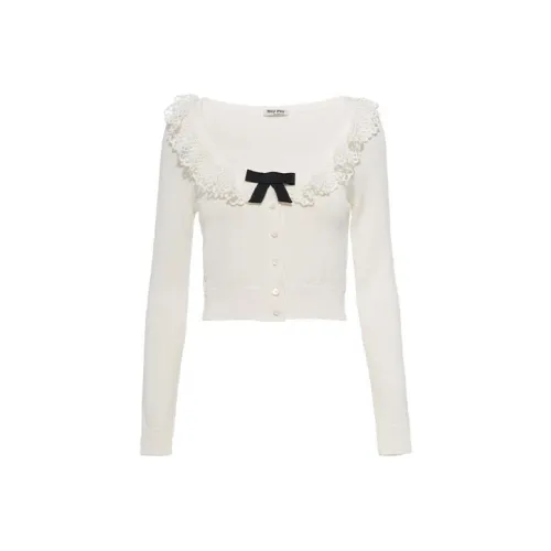 MIU MIU SS21 Sweater Women's White