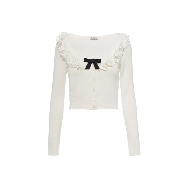 MIU MIU SS21 Sweater Women's White-0