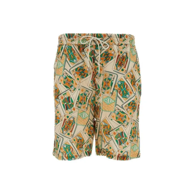 DROLE DE MONSIEUR Jeu De Cartes Drawstring Shorts-0
