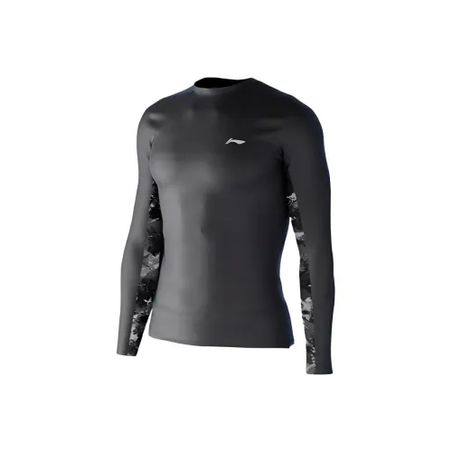 LiNing Men'swimwear Men's Black Gray