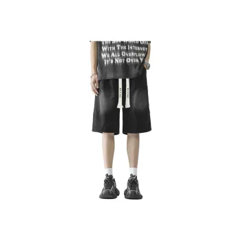 Go It Alone Denim Shorts Unisex
