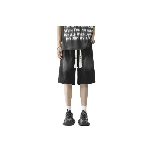 Go It Alone Denim Shorts Unisex