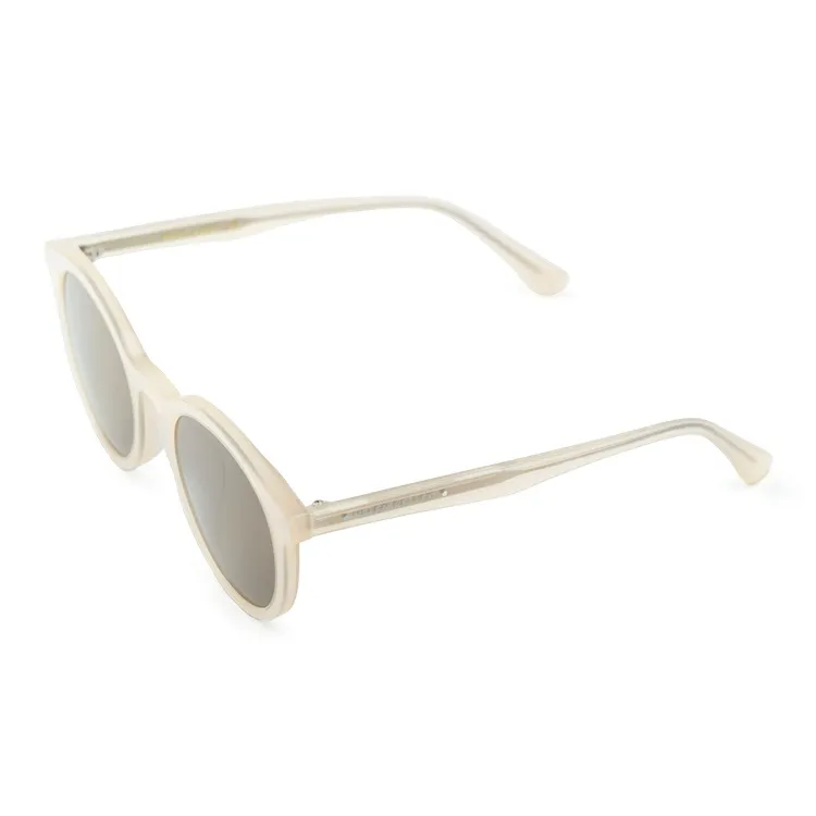 HELEN KELLER Plate Frame Oval Sunglasses Unisex-14