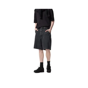 UNIQLO Denim Shorts Unisex Dark Gray