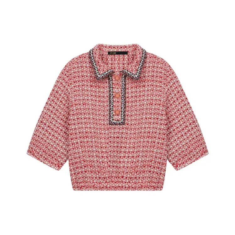 Maje Crop Tops Women's Red-0