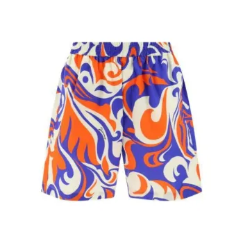 DSQUARED 2 Palms Beach Waves Elasticated Waistband Shorts