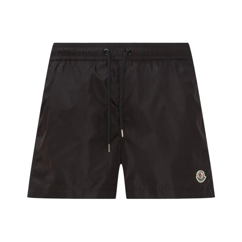Moncler Tricolor Side Bands Nylon Swim Shorts-0
