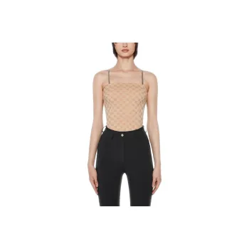 Misbhv Tank Tops Women's Khaki
