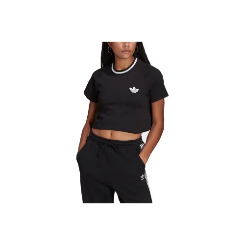 Adidas Originals Crop Tops Women's Black