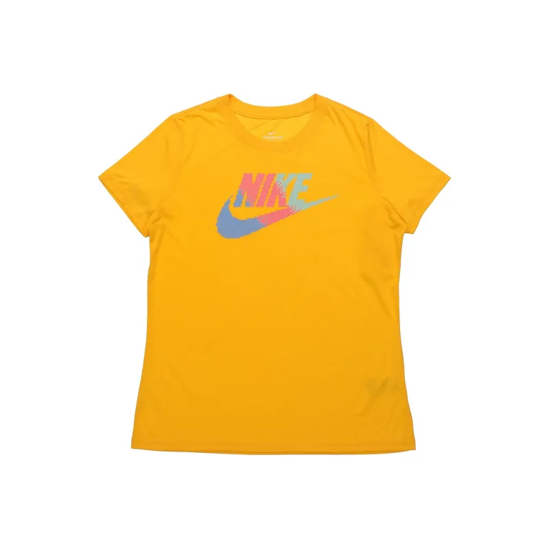 Nike T Shirts Women's Yellow-0