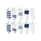 White Blue Combination 10 Pack