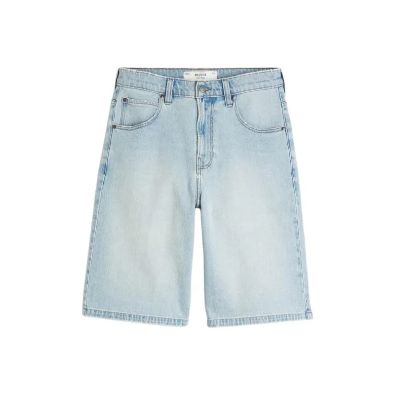 Hollister Denim Shorts Men's Light Blue-0
