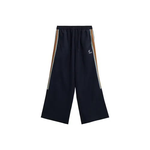 NANDCHN Casual Pants Unisex Navy Blue
