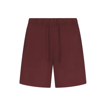 SKIMS TERRY MENS CLASSIC SHORT Casual Shorts Men's OXBLOOD/Fuchsia