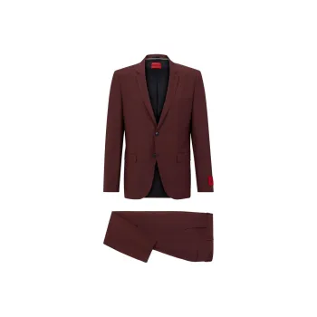 HUGO BOSS FW22 Business Suit Men's Dark Brown