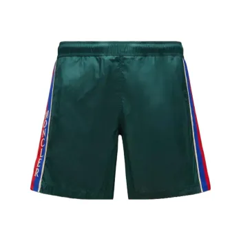 Moncler Side Striped Logo Swim Shorts