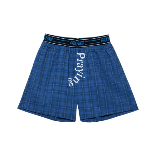 Praying Swimming Shorts Men's Blue
