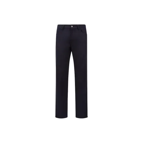 Moncler Logo Patch Straight Leg Trousers