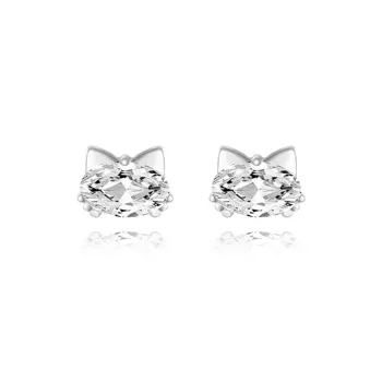 CANHUI S925 Silver Stud Earrings Women's
