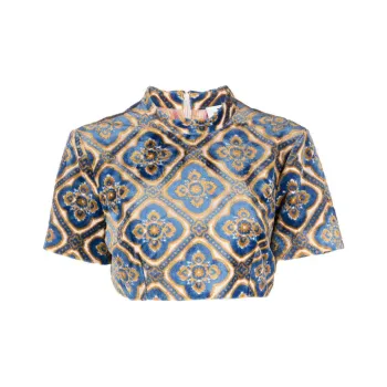 ETRO Paisley Print Cropped Top