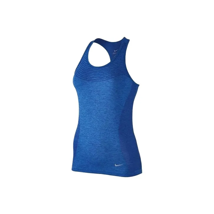 Nike Dri Fit Knit Tank Tops Women's Blue-0