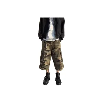 FA2LO Denim Shorts Unisex Camouflage